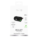 Puro Mini 30W Power Delivery USB-C USB-A Car Charger - Black
