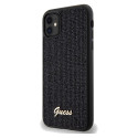 Kryt Guess DISCO METAL SCRIPT iPhone 11 / XR – černý
