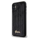 Kryt Guess Sequin Script Metal iPhone 11/XR černý