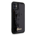 Kryt Guess Sequin Script Metal iPhone 11/XR černý