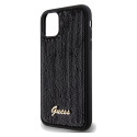 Kryt Guess Sequin Script Metal iPhone 11/XR černý