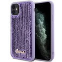 Kryt GUESS Sequin Script Metal pro iPhone 11/XR - purple