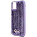 Kryt GUESS Sequin Script Metal pro iPhone 11/XR - purple
