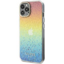 Kryt Guess IML Faceted Mirror Disco pro iPhone 12/12 Pro - multicolor