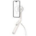 Selfie tyč Spigen S571W MagSafe Bluetooth se stativem - béžová