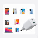 JOYROOM L-QP303 Quick Charge + PD Nabíječka 2v1 (USB, USB-C) s výkonem 30W, bílá