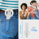 Selfie tyč Spigen S571W MagSafe Bluetooth se stativem - béžová