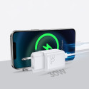 JOYROOM L-QP303 Quick Charge + PD Nabíječka 2v1 (USB, USB-C) s výkonem 30W, bílá