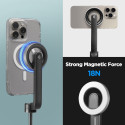 Selfie tyč Spigen S580W MagSafe Bluetooth se stativem - černá