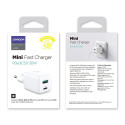 JOYROOM L-QP303 Quick Charge + PD Nabíječka 2v1 (USB, USB-C) s výkonem 30W, bílá