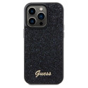 Kryt Guess Disco Metal Script iPhone 14 Pro - black