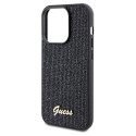 Kryt Guess Disco Metal Script iPhone 14 Pro - black