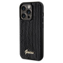 Kryt Guess SEQUIN SCRIPT iPhone 14 Pro - black