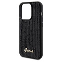 Kryt Guess SEQUIN SCRIPT iPhone 14 Pro - black