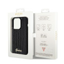 Kryt Guess SEQUIN SCRIPT iPhone 14 Pro - black