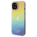 Kryt Guess IML Faceted Mirror Disco pro iPhone 14/15/13 – multicolor