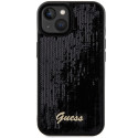 Kryt Guess Sequin Script Metal pro iPhone 14/15/13 - black