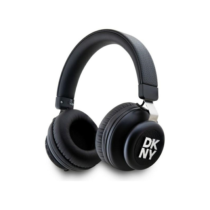 DKNY Metal Logo Bluetooth Over-Ear Headphones - Black