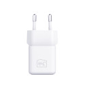 3mk Hyper Charger PD GaN 25W Wall Charger with USB-C Cable - White