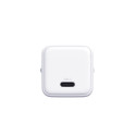3mk Hyper Charger PD GaN 25W Wall Charger with USB-C Cable - White