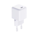 3mk Hyper Charger PD GaN 25W Wall Charger with USB-C Cable - White