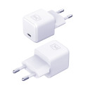 3mk Hyper Charger PD GaN 25W Wall Charger with USB-C Cable - White