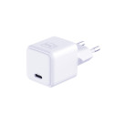 3mk Hyper Charger PD GaN 25W Wall Charger with USB-C Cable - White