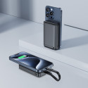 Acefast M11-10000 30W Qi2 Magnetic Power Bank with MagSafe - Black