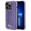 Kryt Guess Sequin Script Metal iPhone 14 Pro Max fialová