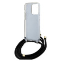 Guess Crossbody Cord 4G Print iPhone 15 Pro - black