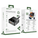 Acefast Z6 PD65W GaN Charging Station (2 x USB-C + 2 x USB-A) with US Tip - Black