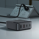 Acefast Z6 PD65W GaN Charging Station (2 x USB-C + 2 x USB-A) with US Tip - Black