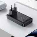 Acefast A100 65W GaN 2 USB-C+ USB-A Charger Ultra Slim - Black