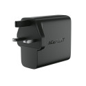 Acefast A97 PD100W GaN Wall Charger (3 x USB-C + USB-A) with UK Plug - Black