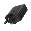 Acefast A97 PD100W GaN Wall Charger (3 x USB-C + USB-A) with UK Plug - Black