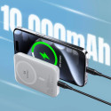 Wozinsky WRW349YWS 10000 mAh Magnetic Power Bank - White