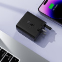Acefast A97 PD100W GaN Wall Charger (3 x USB-C + USB-A) with UK Plug - Black