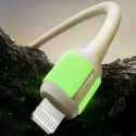 Kabel Joyroom S-A53 3A USB-A na Lightning s fluorescenčním koncem 2 m - béžový