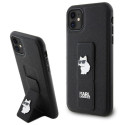 Kryt Karl Lagerfeld CHOUPETTE PINS pro iPhone 11/XR - černý