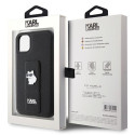Kryt Karl Lagerfeld CHOUPETTE PINS pro iPhone 11/XR - černý