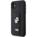 Kryt Karl Lagerfeld GRIPSTAND SAFFIANO iPhone 11/XR - černý