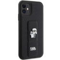 Kryt Karl Lagerfeld GRIPSTAND SAFFIANO iPhone 11/XR - černý