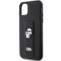 Kryt Karl Lagerfeld GRIPSTAND SAFFIANO iPhone 11/XR - černý