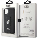 Kryt Karl Lagerfeld GRIPSTAND SAFFIANO iPhone 11/XR - černý