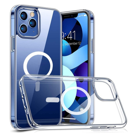 JOYROOM Michael Series JR-BP747 Odolný kryt s magnetem pro MagSafe pro iPhone 12/12 Pro, čirý