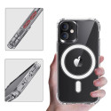 JOYROOM Michael Series JR-BP747 Odolný kryt s magnetem pro MagSafe pro iPhone 12/12 Pro, čirý