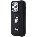 Kryt Karl Lagerfeld Gripstand Saffiano iPhone 13 Pro / 13 black