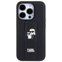Kryt Karl Lagerfeld Gripstand Saffiano iPhone 13 Pro / 13 black