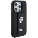 Kryt Karl Lagerfeld Gripstand Saffiano iPhone 13 Pro / 13 black