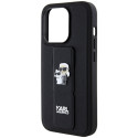 Kryt Karl Lagerfeld Gripstand Saffiano iPhone 13 Pro / 13 black